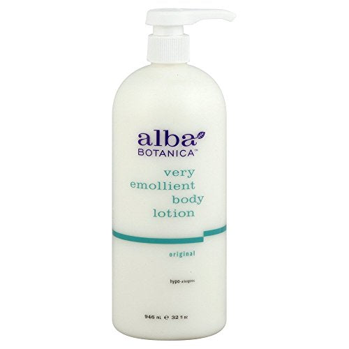 Alba Botanica Very Emollient Body Lotion, Original, 32 oz. (Packaging May Vary)
