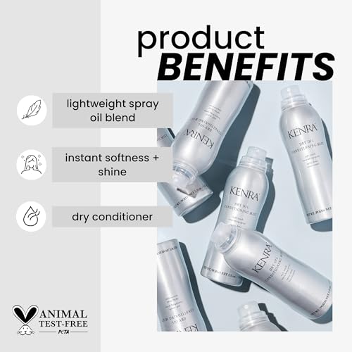 Kenra Dry Oil Conditioning Mist | Soft-Touch Nourishing Spray | Increases Shine & Softness | All Hair Types | 5 oz