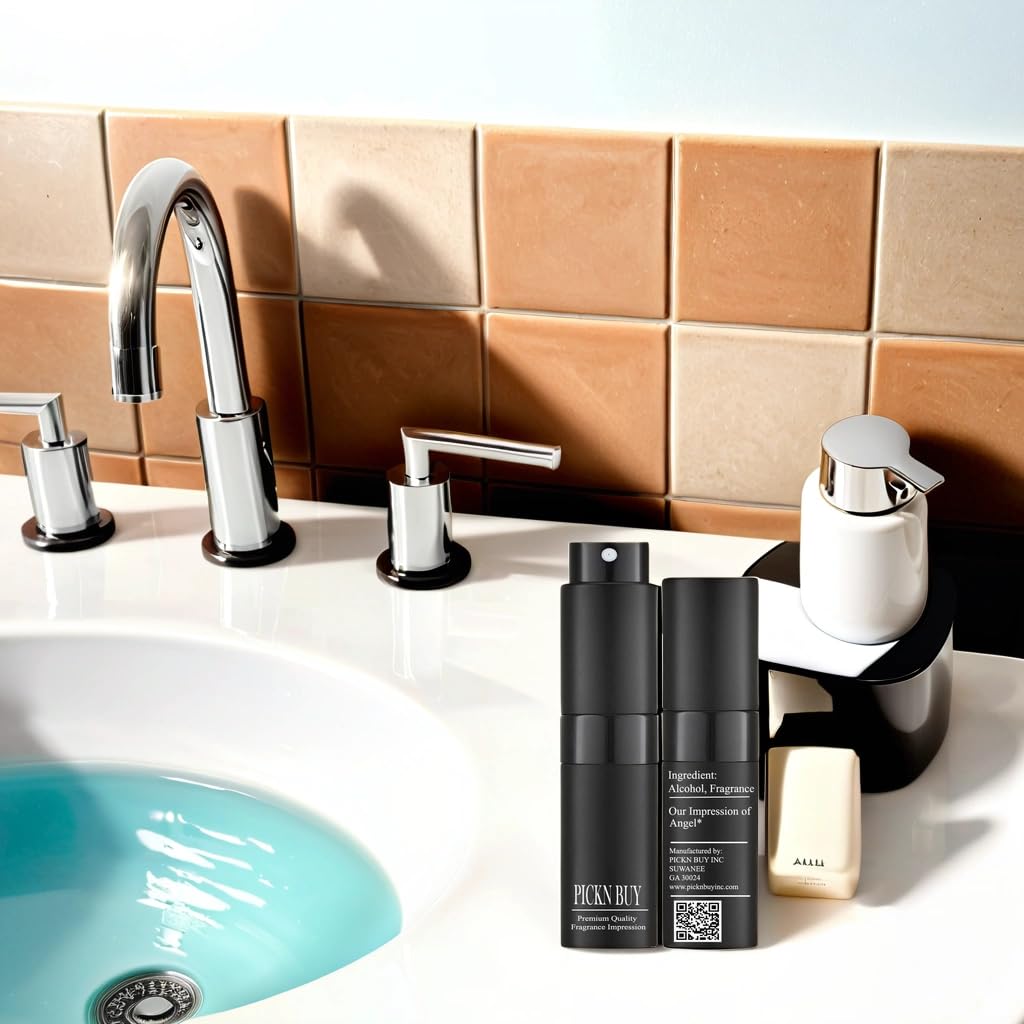 PICKN BUY Luxury Perfume for Women 0.34 Fl oz, Scent Compatible to Blue Sail Perfume, Made in USA, Long-Lasting Spray Comes in Refilable Bottle