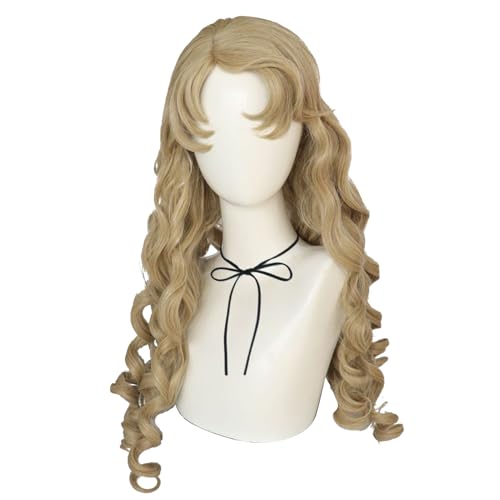 Soyusunny Long Wavy Cosplay Wigs Halloween Party Costume for Women (Aurora)