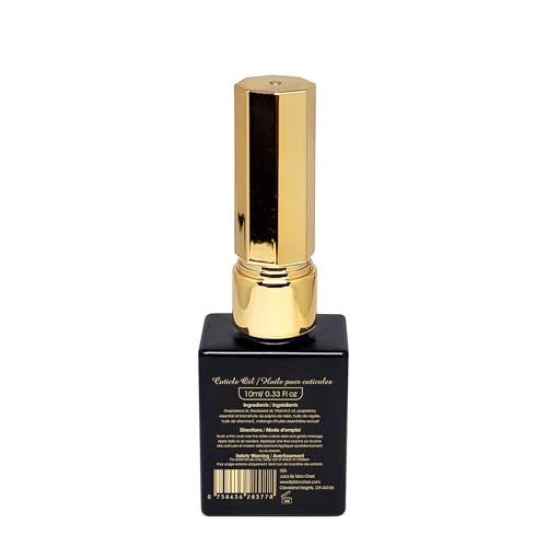 Juicy By Mon Cheri Nail Perfection Cuticle Oil: Moisturizes, Repairs, and Promotes Growth for Stronger, Healthier Nails. Ideal for Natural Nails. 10ml Allure Golden Touch (Pheromone) Treatment