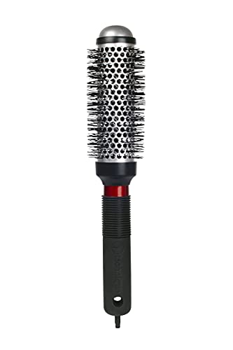 Cricket Technique Thermal Hair Brush #330 1.25” for Curling, and Styling – Heat-Retaining Barrel with Anti-Static Tourmaline Bristles, Round Thermal Brush, Ideal for All Hair Types