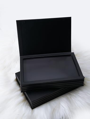 Coosei 4-Layer Book Shaped Magnetic Eyeshadow Palette Empty Makeup Storage Box For Eyeshadow Lipstick Blush Powder extra large big space