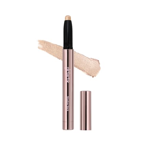 Girlactik Creamy Eyeshadow Stick- Long Lasting and Water-Resistant, Shimmering and Matte Colors Eye Shadow Stick Makeup, Built-in sharpener - 2 g / .07 oz (Golda)