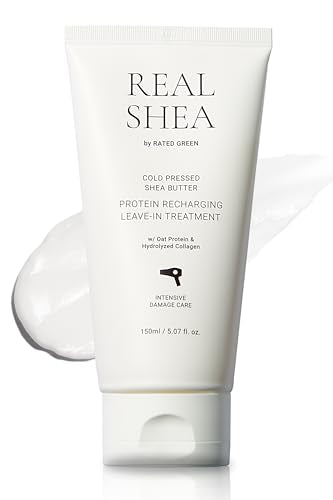 RATED GREEN Real Shea Anti Frizz Hydrating Hair Lotion | Shea Butter Hair Moisturizer & Hair Care Cream | Daily Hair Moisturizer & Anti Frizz Hair Products for Frizzy Hair 5.07 fl oz