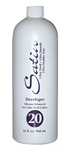 Satin 20 Volume Cream Developer, Provides Up to 2 Levels of Lift, Formulated Specifically for Satin Professional Hair Color, Compatible with Satin Hair Colors, Cruelty-Free Formula