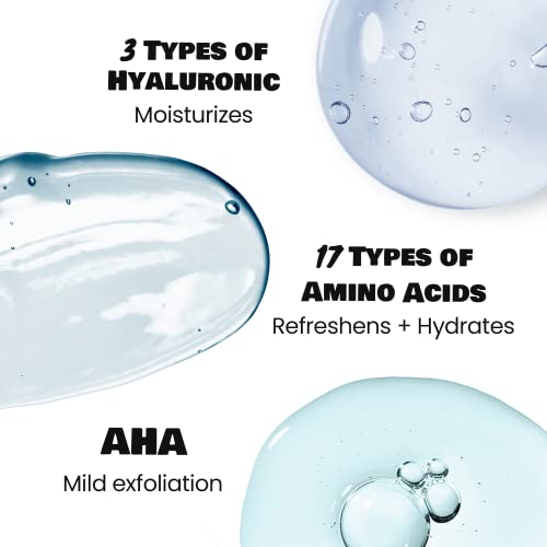 DEWYTREE Pick and Quick Refreshing Aqua Mask 30 Sheets | Moisturizing Sheet Masks for Face w/Hyaluronic Acid | Gentle Korean Sheet Mask Skin Care w/Amino Acids | Hydrating Face Mask Sheets