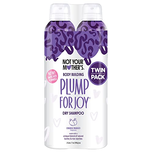 Not Your Mother's Plump for Joy Dry Shampoo (2-Pack) - 7 oz - Dry Shampoo for Ultimate Hair Oil Absorption - Essentials for All Hair Types