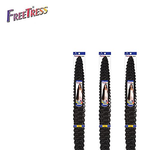Freetress Braids Water Wave Super Extra Long Braid 40 inches (3-PACK, 530)