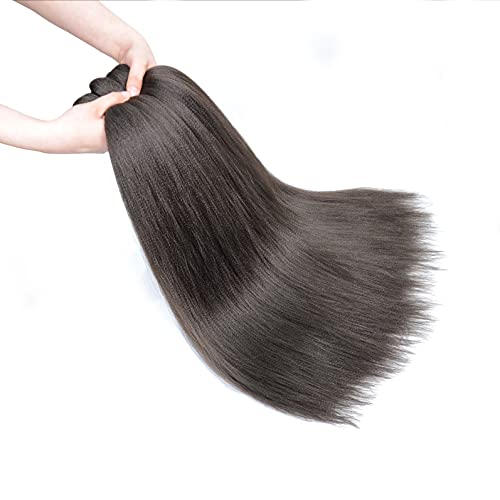 ZERAL Braiding Hair Pre Stretched 26 Inch 8 Packs Braiding Hair Professional Itch Free Yaki Texture Hair Extensions for Braids Synthetic Hair Braiding for Women and Girls (4#)