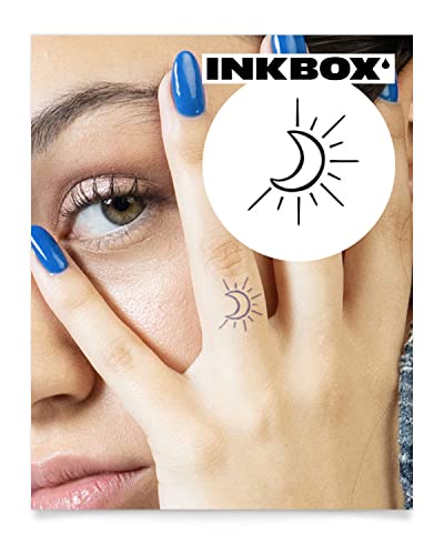 Inkbox Temporary Tattoos, Semi-Permanent Tattoo, One Premium Easy Long Lasting, Water-Resistant Temp Tattoo with For Now Ink - Lasts 1-2 Weeks, Paddin, 1 x 1 in