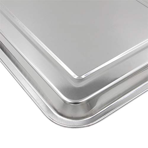 Tattoo Stainless Steel Tray - Combofix 3 Pack Stainless Steel Tattoo Trays 13.5'' X 10'' Tattoo Tray Piercing Instrument Tray Flat for Tattoo Kits Tattoo Supplies