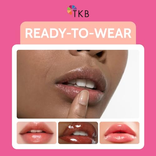 TKB Lip Gloss Base (Flexagel M) | Ready-to-Wear| Moisturizing, High Shine, Crystal Clear, Vegan and Cruelty free| Made in USA. (5.5oz (156g))