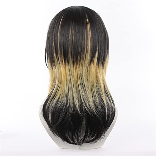 Mystylecos Ran Haitani Yellow and Black Color Matching Cosplay Wig for The Way of Rebirth