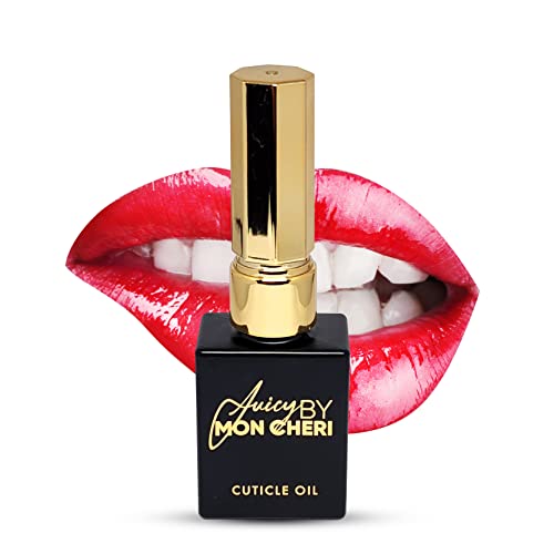 Juicy By Mon Cheri Nail Perfection Cuticle Oil: Moisturizes, Repairs, and Promotes Growth for Stronger, Healthier Nails. Ideal for Natural Nails. 10ml Allure Golden Touch (Pheromone) Treatment
