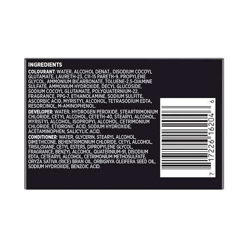 John Frieda Precision Foam Colour, Dark Natural Brown 4N, Full-coverage Hair Color Kit, Anti-Fade Gray Coverage, Deep Color Saturation Hair Dye, 1 Application