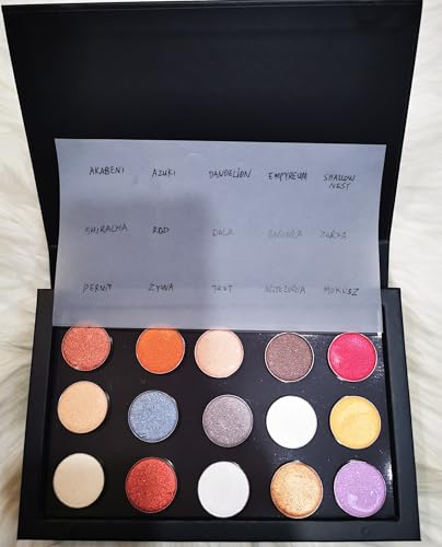 Coosei 4-Layer Book Shaped Magnetic Eyeshadow Palette Empty Makeup Storage Box For Eyeshadow Lipstick Blush Powder extra large big space