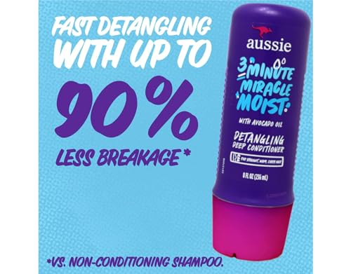 Aussie 3 Minute Miracle Moist Deep Conditioning Treatment 8 fl oz
