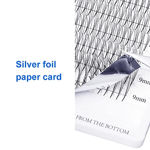 Volume Lash Extensions 3D 5D Premade Fans Eyelash Extensions 0.07mm Thickness C/D Curl 8-14mm Short Stem Premade Volume Eyelash Extensions Pointed Base Fans(3D-0.07-C, 8-14mm Mixed Tray)