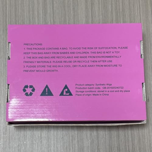 Esmee 24" Long Brown Color Synthetic Natural Wave Wigs with Neat Bangs for White/Black Women Party Wear.