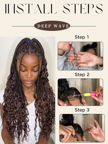 100 Percent Human Braiding Hair For Boho Braids Color #4 No Weft 100g 2 Bundles 14Inch Deep Curly 12A Brazilian Virgin Human Hair Braiding Hair Full Bulk Human Hair for Braiding