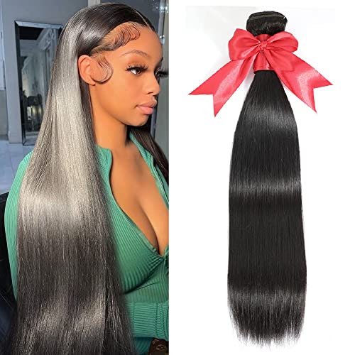 13x4 Transparent HD Lace Frontal 16 Inch 10A Brazilian Straight Frontal Closure Human Hair 100% Unprocessed Virgin Lace Closure Human Hair Pre Plucked with Baby Hair 150% Density Natural Black