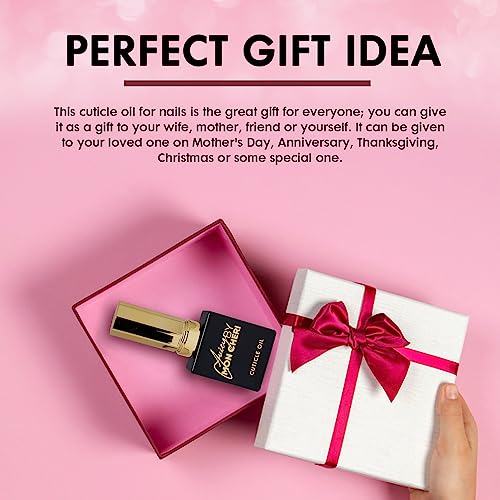 Juicy By Mon Cheri Nail Perfection Cuticle Oil: Moisturizes, Repairs, and Promotes Growth for Stronger, Healthier Nails. Ideal for Natural Nails. 10ml Allure Golden Touch (Pheromone) Treatment