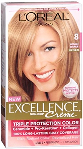 L’Oreal ParisExc H/C Med Bld #8 R Size 1ct Excellence Creme Hair Color Medium Blonde #8