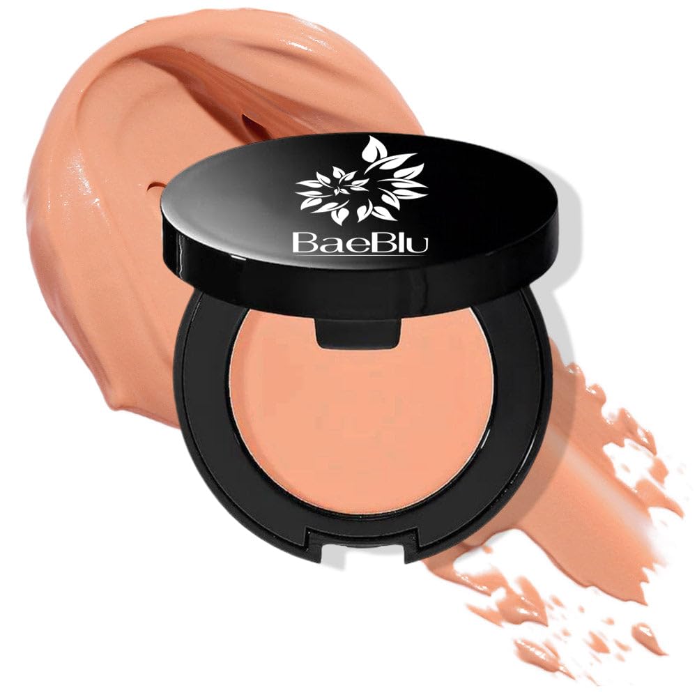 BaeBlu Organic Concealer, FULL Coverage Cover Up, 100% Natural, Made in USA, Coral Reef