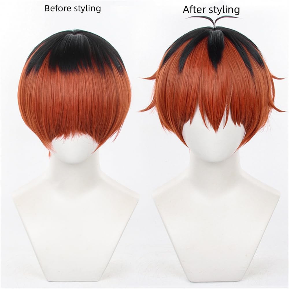 Mystylecos Frieren at the Funeral Stark wig Cosplay Heat Resistant Synthetic Halloween Theme Party Cosplay Wigs with Free Wig Caps