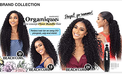 Organique Mastermix Synthetic Weave – Beach Curl 18" (2 Dark Brown)