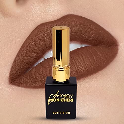 Juicy By Mon Cheri Nail Perfection Cuticle Oil: Moisturizes, Repairs, and Promotes Growth for Stronger, Healthier Nails. Ideal for Natural Nails. 10ml Allure Golden Touch (Pheromone) Treatment