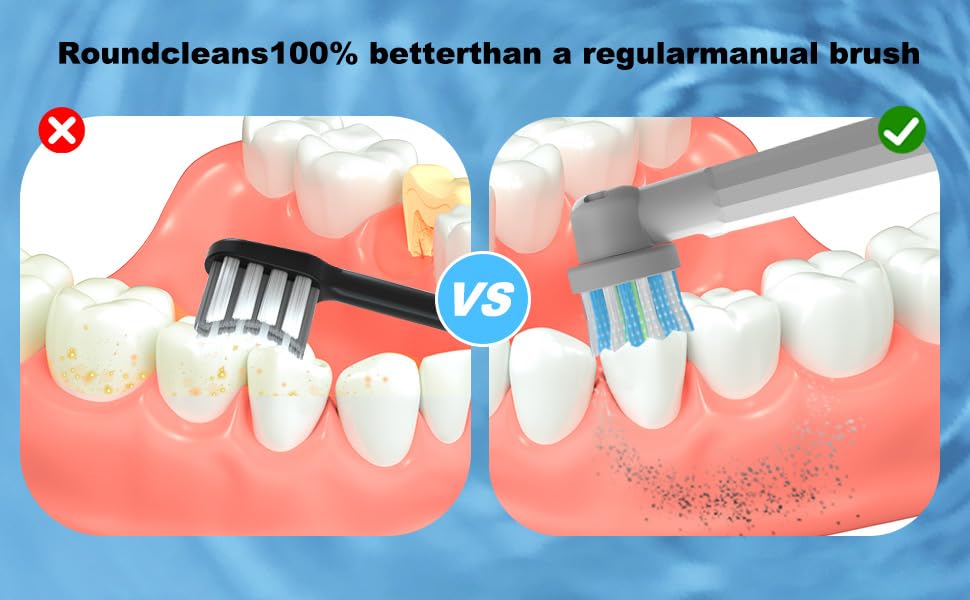 Replacement Heads Compatible with Oral B Braun Electric Toothbrush, 16 Pcs Professional Toothbrush Heads for Oral B Replacement Heads, Brush Heads for Oral B Pro 1000/1500/7500/3000/7000/8000/500