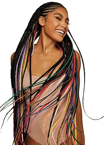 Outre X-Pression Braid Pre Stretched Braid 42" 3X (5 Pack, MEDIUM BROWN 4)