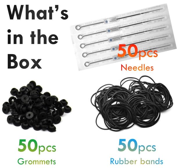 ITAT Ultra Premium Professional Long Bar Tattoo Needles #10 Curved Magnum 50 Pack (1017CM)