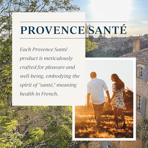 Provence Sante Natural Liquid Soap - Moisturizing Almond Oil Hand Soap with Warm Sweet Almond Scent - Elegant Pump Dispenser for Kitchen & Bath (16.9 oz)