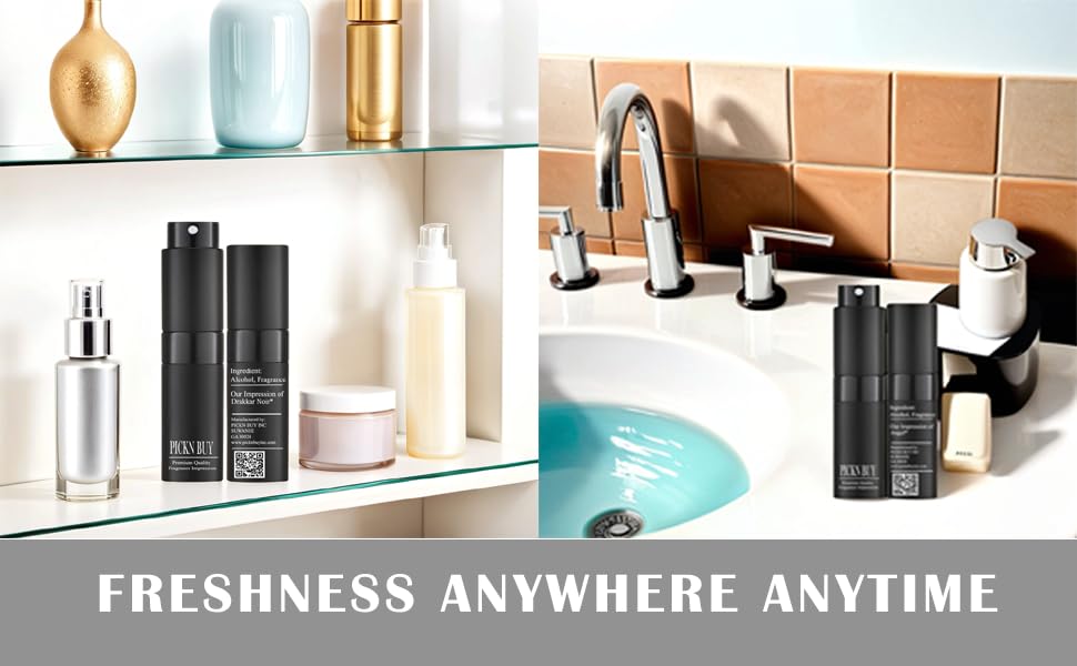 PICKN BUY Luxury Perfume for Women 0.34 Fl oz, Scent Compatible to Acqua Di Gioia Perfume, Made in USA, Long-Lasting Spray Comes in Refilable Bottle