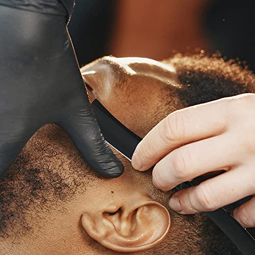 Straight Razor With Strope - Professional Straight Edge Barber Premium Stainless Steel Shaver With Shaving Strop for Men Home & Salon Grooming Using (NO.148)