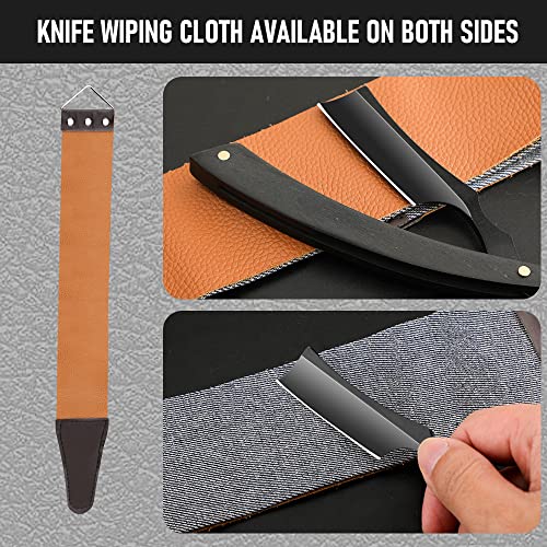 Straight Razor With Strope - Professional Straight Edge Barber Premium Stainless Steel Shaver With Shaving Strop for Men Home & Salon Grooming Using (NO.148)