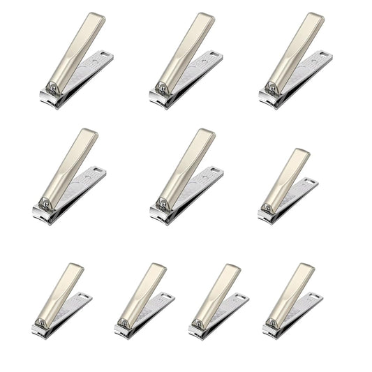 10PCS Toe and Fingernail Clippers, Premium Toe and Fingernail Clipper with Nail File Built in for Men, Women and Seniors, 5 Large Pieces and 5 Small Pieces.