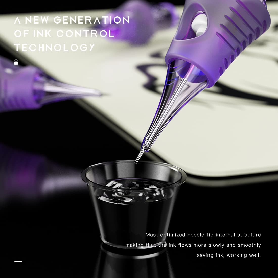 Mast Tattoo Cyber Cartridges Needles Disposable 20 Tattoo Needles Magnum Super Bugpin 1015M