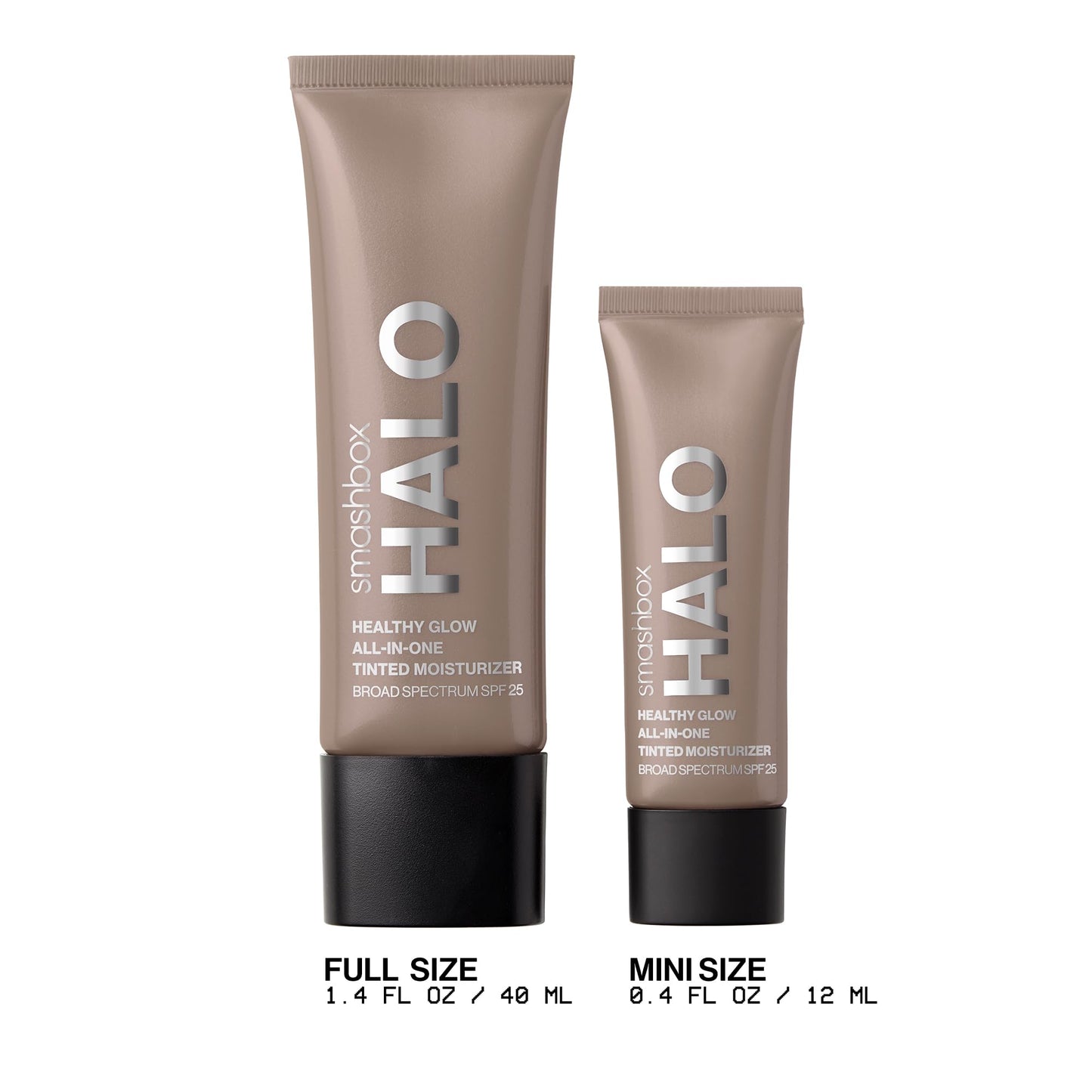 Smashbox Halo Healthy Glow All-In-One Tinted Moisturizer SPF 25 | Light to Medium Coverage| Hyaluronic Acid, Oil free + Anti Humidity, 0.4 Fl Oz