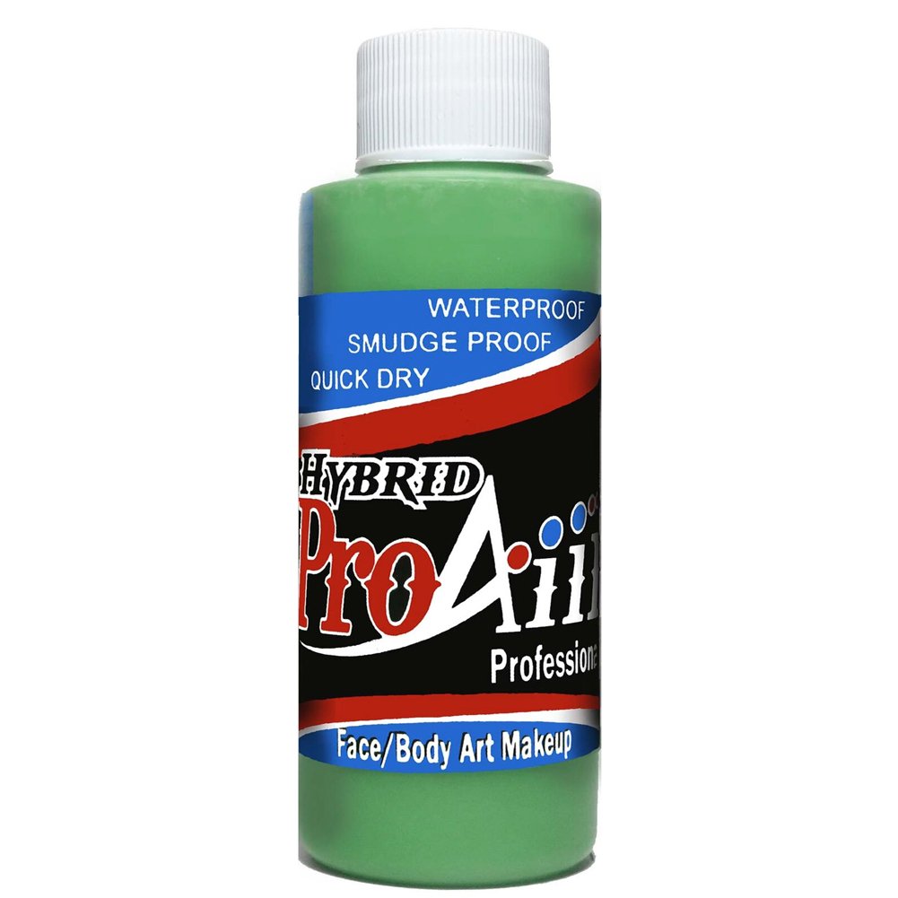 ProAiir Face and Body Painting Makeup - 2oz (60ml) Green Screen