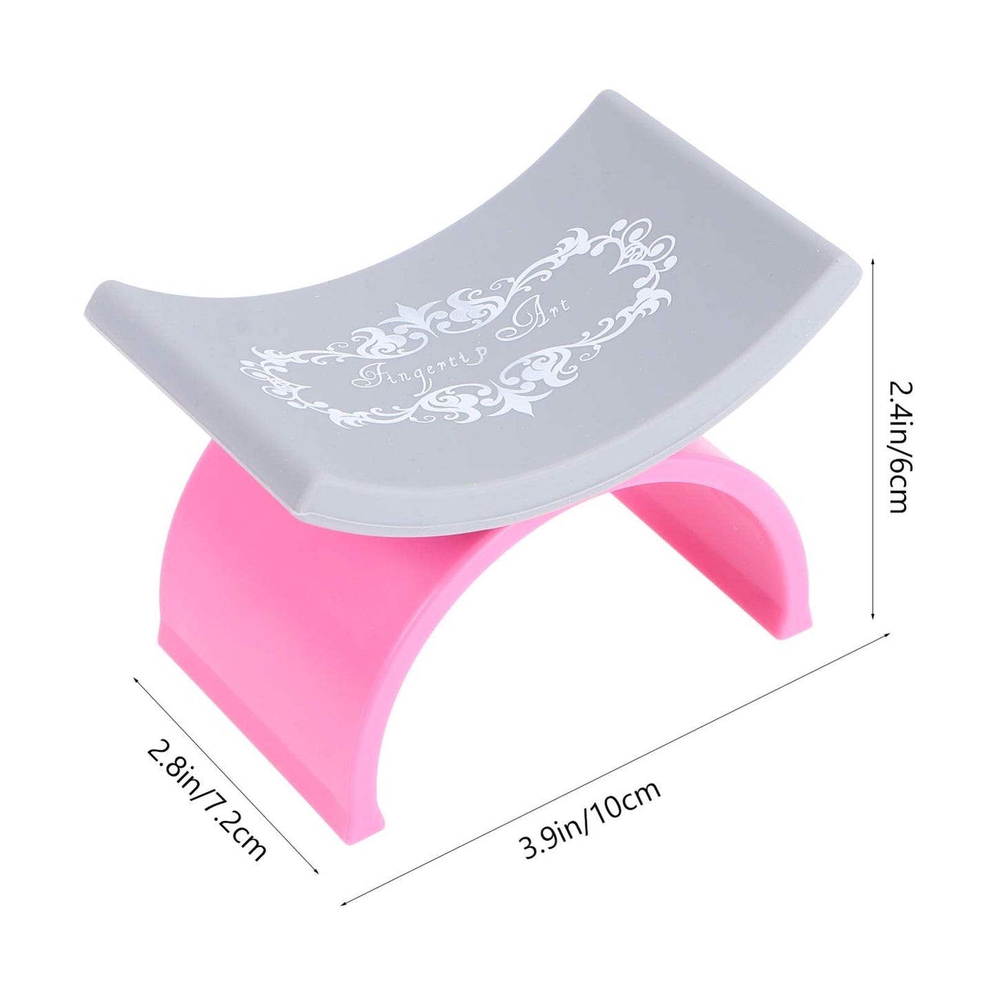 Beaupretty Nail Arm Rest,Manicure Hand Pillow U Shape Cushion Pillow Professional Nail Rest Cushion Table Desk Station Manicure Tool,Pink