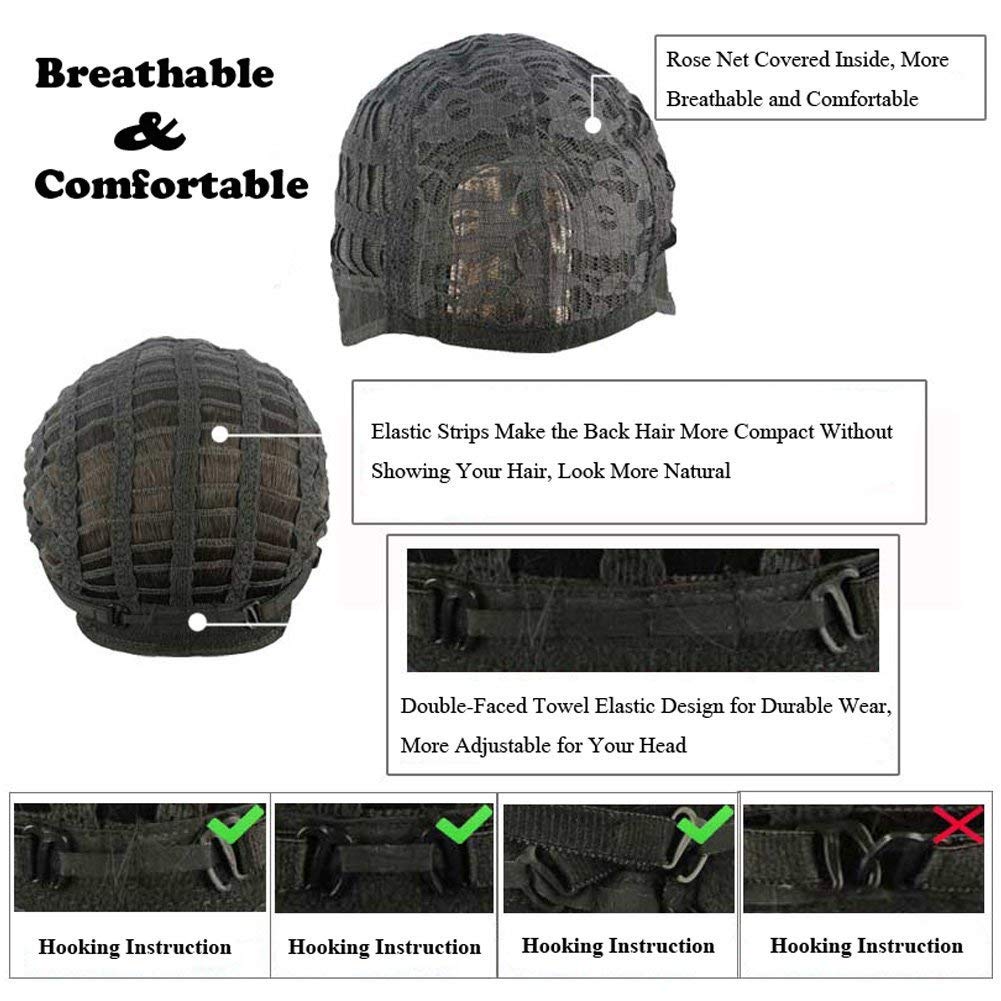 DUDUWIG Kids Short Mix Blonde Wavy Curly Wigs Girls Blonde Wig with Bangs Synthetic Cosplay Hair Wig for kids Children