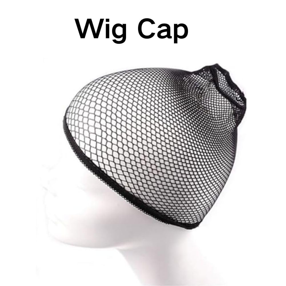 Amnenl Yellow Ombre Long Wavy Wigs for Women Brown Curly Natural Looking Wig Synthetic Middle Part Hair Wig for Daily Use