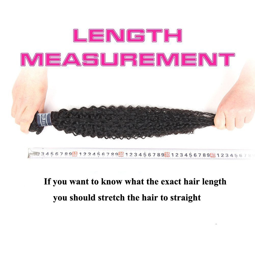 Amella Hair 100% Unprocessed Virgin Brazilian Curly Hair Weave 3 Bundles 16 18 20inch 285g 8A Grade Brazilian Virgin Human Weave Natural Black Color Can be Dyed and Bleached