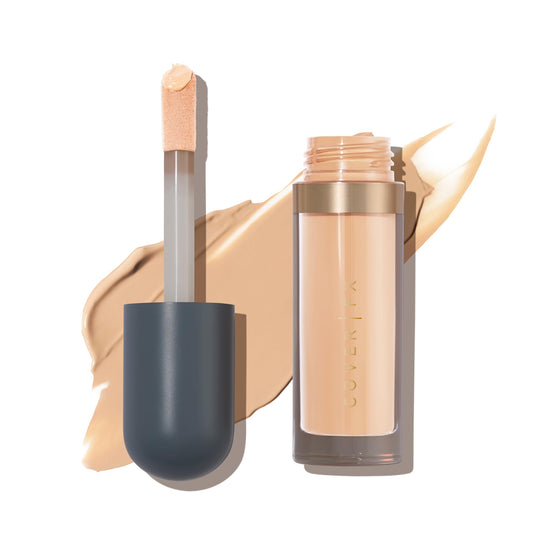 COVER FX Skin Discovered Longwear Full Coverage Concealer | Buildable Crease-Resistant High Coverage Formula Conceals, Corrects, and Brightens | M1- light to medium skintones with golden understones