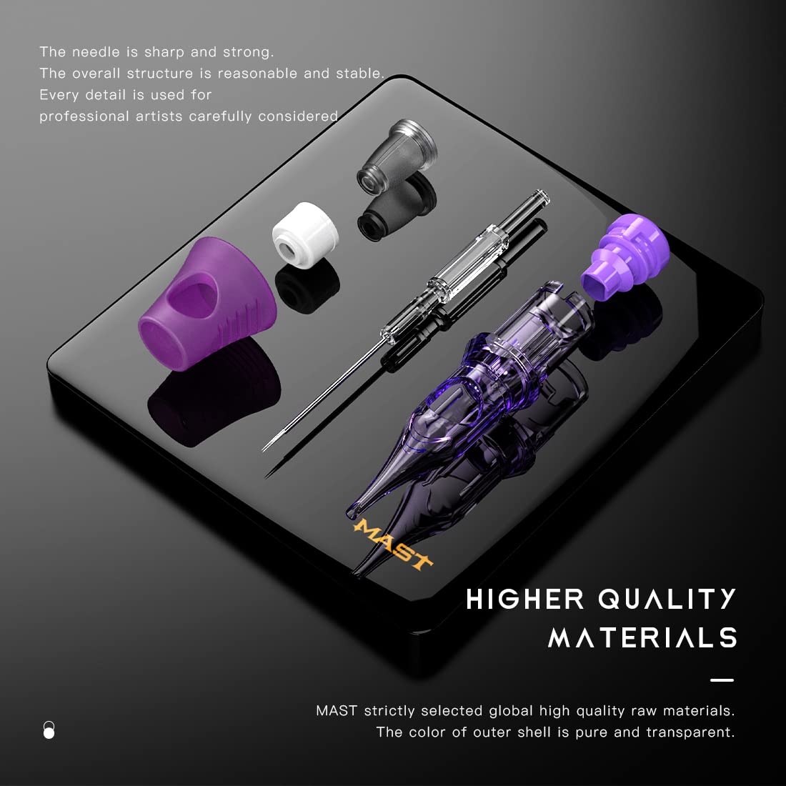 Mast Tattoo Cyber Cartridges Needles Disposable 20 Tattoo Needles Magnum Super Bugpin 1015M