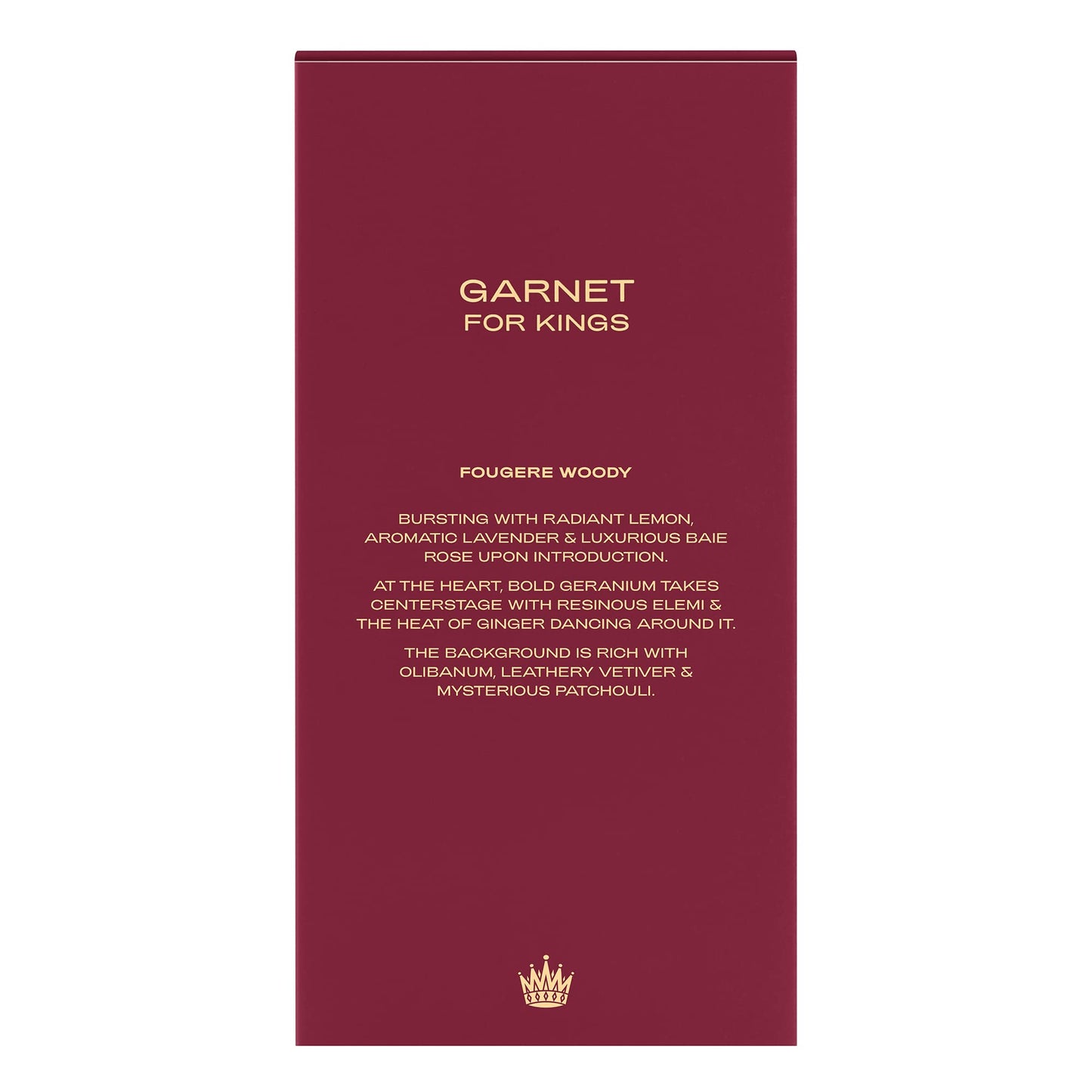 ROYALTY BY MALUMA Garnet from - Perfume for Men - Energetic and Daring Scent - Opens with Notes of Lavender and Pink Pepper - Perfect for Date Night or Evening Out - 2.5 oz EDP Spray